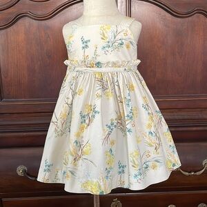Girls EDGEHILL COLLECTION X ANTONIO MELANI Cream Floral Dress Size 24M